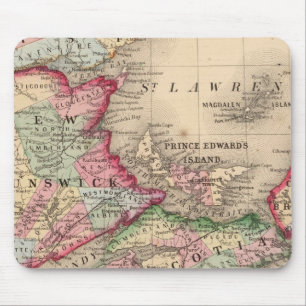 Tapis De Souris Nouvelle-Écosse, Nouveau-Brunswick, Carte par Mit