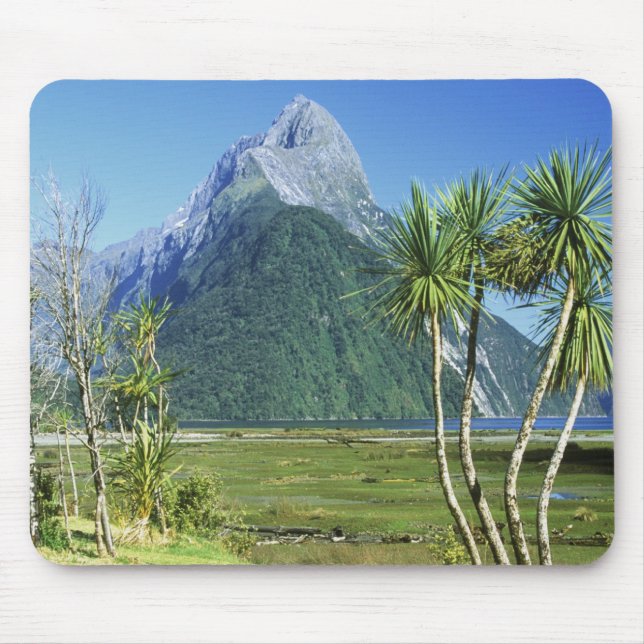 Tapis De Souris Nouvelle-Zélande, île du Sud, Mitre Peak, (Devant)