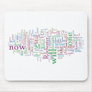 Tapis De Souris Nuage de mot de Jane Eyre