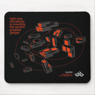 Tapis De Souris Nuage Mousepad - noir d'INSECTE