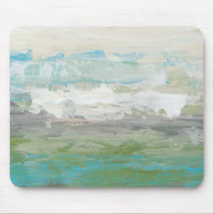 Tapis De Souris Nuages blancs donnant sur le beau paysage