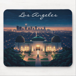 Tapis De Souris Nuit à Los Angeles