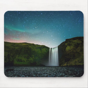 Tapis De Souris Nuit chez Skógafoss