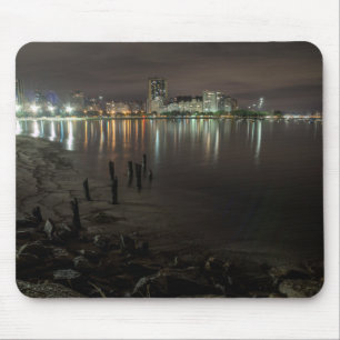 Tapis De Souris Nuit de baie de Botafogo