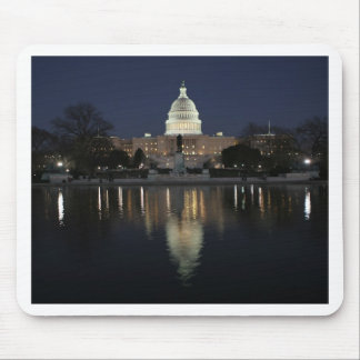 Tapis De Souris Nuit de bâtiment de capitol des USA
