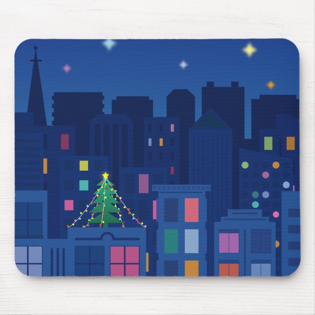 Tapis De Souris Nuit de Noël (Devant)
