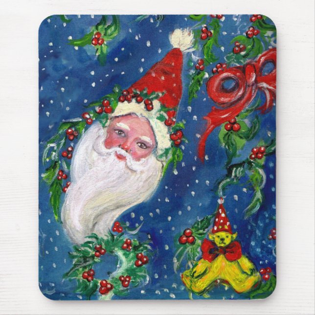 TAPIS DE SOURIS NUIT DE NOËL / PÈRE NOËL (Devant)