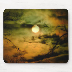 Tapis De Souris Nuit lunaire Eerie