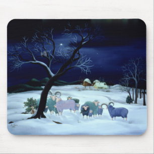 Tapis De Souris Nuit sainte 1995 de nuit silencieuse