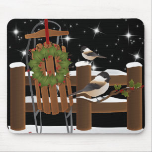 Tapis De Souris Nuits d'hiver Mousepad