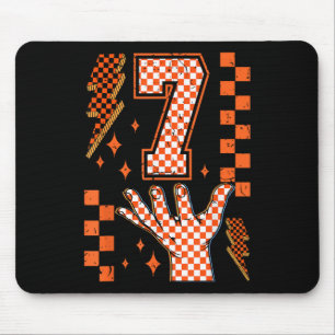 Tapis De Souris Numéro 7 Costume Halloween à carreaux Matching 67