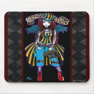 Tapis De Souris Numéro de cirque Mousepad de tatouage de cirque d