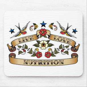 Tapis De Souris Nutrition vivante d'amour