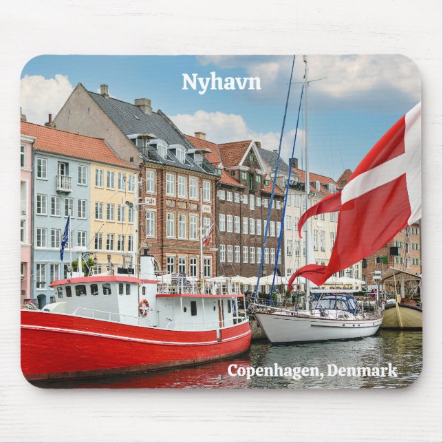 Tapis De Souris Nyhavn Copenhagen Danemark (Devant)