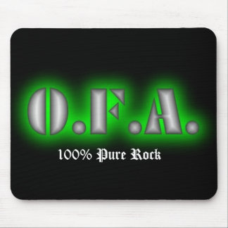 Tapis De Souris O.F.A. 100% Mousepad pur (noir)