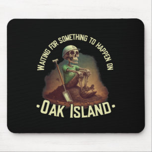 Tapis De Souris Oak Island Treasure Hunter Skeleton Oak Island My