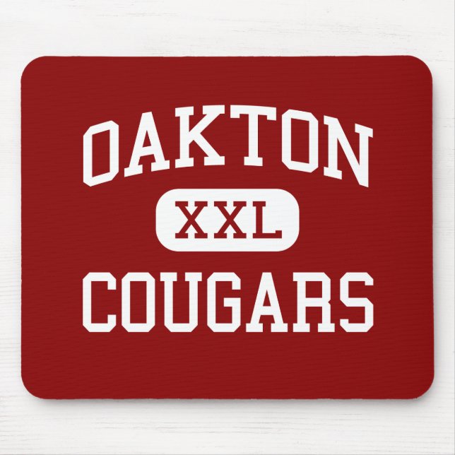 Tapis De Souris Oakton - pumas - lycée - Oakton la Virginie (Devant)