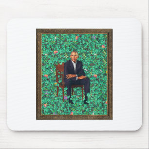 Tapis De Souris Obama Portrait Tee _1