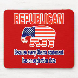 Tapis De Souris Obama républicain drôle