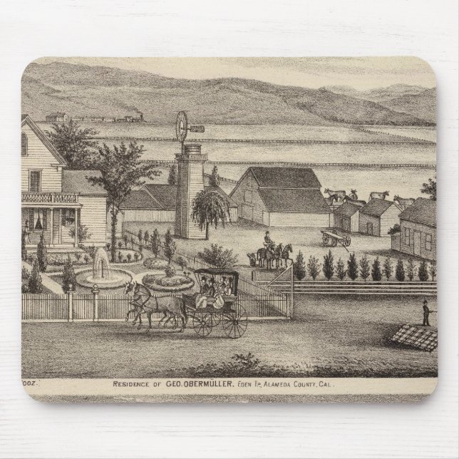 Tapis De Souris Obermuller, les résidences de Wille (Devant)