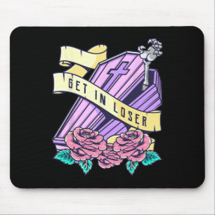 Tapis De Souris Obtenez Dans Loser Coffin Pastel Goth Kawaii Hallo