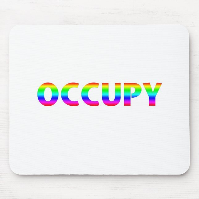Tapis De Souris Occupy Rainbow (Devant)