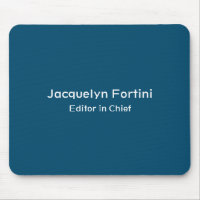 Ocean Blue Plain élégant moderne minimaliste Nom