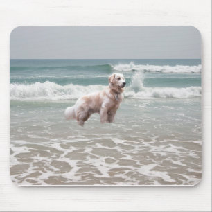 Tapis De Souris Océan Mousepad de golden retriever