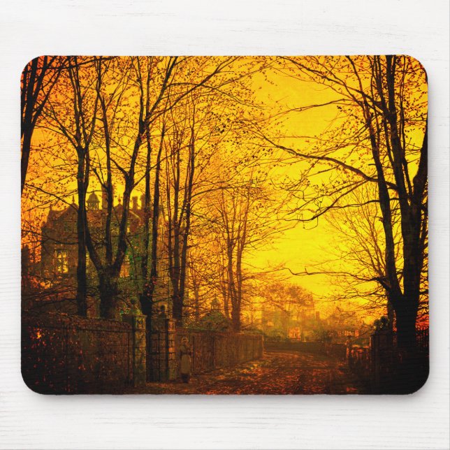 Tapis De Souris Octobre Afterglow John Atkinson Grimshaw (Devant)