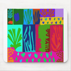 Tapis De Souris Ode à la Collage de Matisse