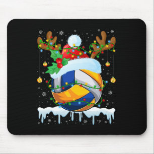 Tapis De Souris Odeur de volley-ball de Noël Odeur de Noël Oeil de