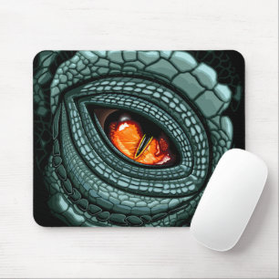 Tapis De Souris Œil de prédateur reptile primal