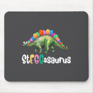 Tapis De Souris Œufasaurus Pâques Stegosaurus Œuf Dinosaure Pâques