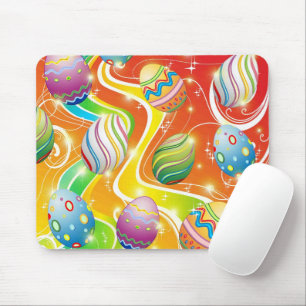 Tapis De Souris Œufs de Pâques Motif Festif Joyeux