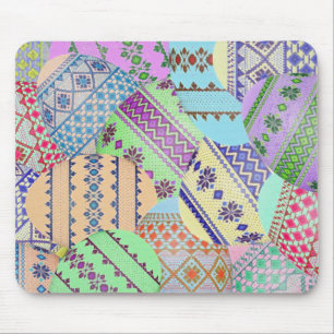 Tapis De Souris Oeufs de Pâques ukrainiens (Pysanky) Mousepad