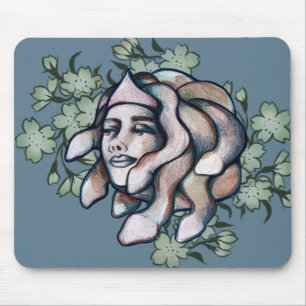 Tapis De Souris Œuvre d'art de Méduse suffisante art de gorgone do