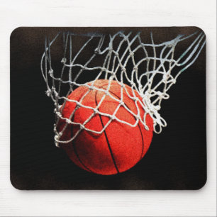 Tapis De Souris Oeuvre de basket-ball