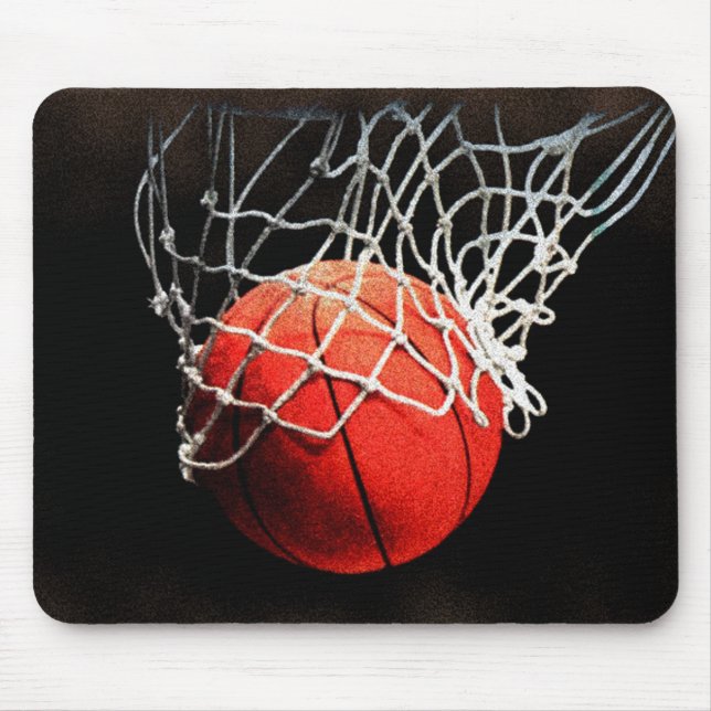 Tapis De Souris Oeuvre de basket-ball (Devant)