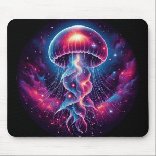 Tapis De Souris Oeuvre de méduse cosmique Galaxie