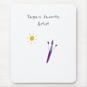 Tapis De Souris Oeuvre de votre enfant sur un mousepad