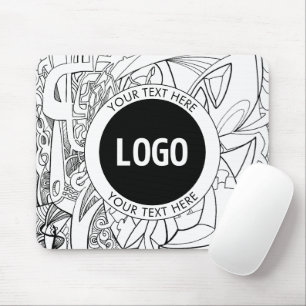Tapis De Souris Oeuvre d'origine moderne et logo