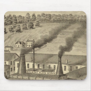 Tapis De Souris OEuvres de verre de Belmont, Bellaire, Ohio