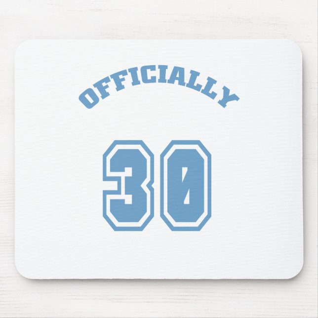 Tapis De Souris Officiellement 30 (Devant)