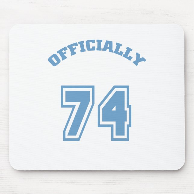 Tapis De Souris Officiellement 74 (Devant)