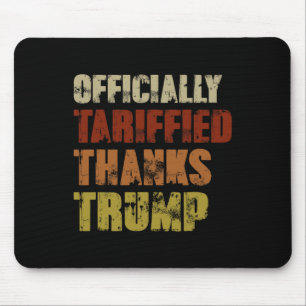 Tapis De Souris Officiellement Tarifé Merci Trump Retro 8647 encor