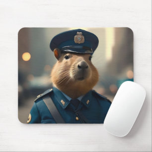 Tapis De Souris Officier Capybara : Maintien de la paix, 