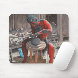 Tapis De Souris Ogre Potterie Roue Imaginaire Art Mousepad