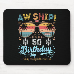 Tapis De Souris Oh mon dieu ! C'est mon voyage de 50e anniversaire