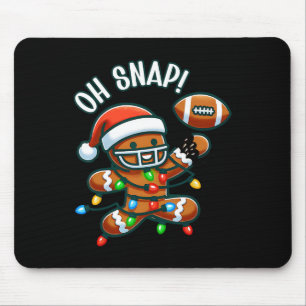 Tapis De Souris Oh Snap Biscuit de Noël Piedll
