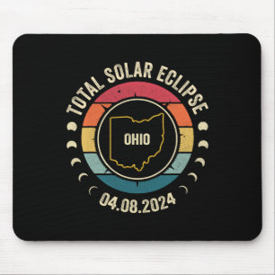 Tapis De Souris Ohio Total Solar Eclipse 2024 American Totality Ap